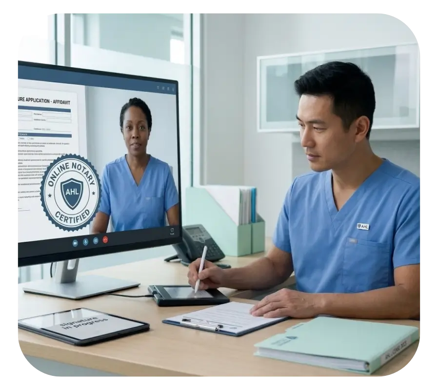 Secure Online Notary Services image